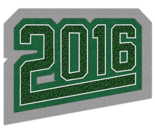 Grad Year Patch 2016 with Tail, 2