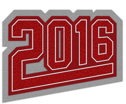 Grad Year Patch 2016 with Tail, 3