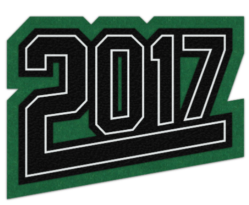 Grad Year Patch 2017 with Tail 4