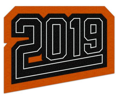 Grad Year Patch 2019 with Tail, 2