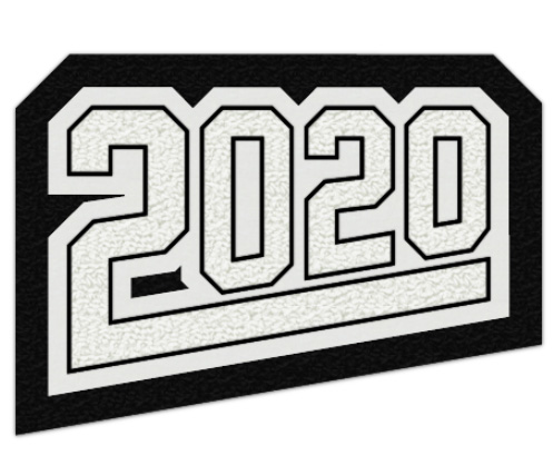Grad Year Patch 2020 with Tail, 2