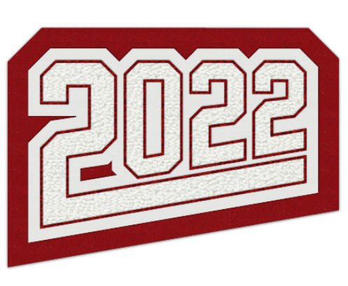 Grad Year Patch 2022 with Tail, 2