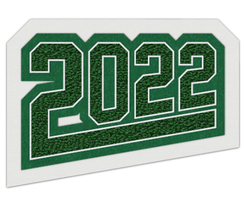 Grad Year Patch 2022 with Tail, 3