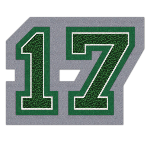 2017 Two Digit Graduation Year Patch, 2