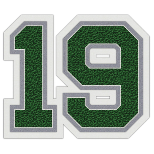 2019 Two Digit Graduation Year Patch, 4