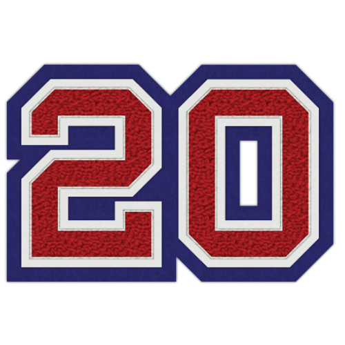 2020 Two Digit Graduation Year Patch, 3