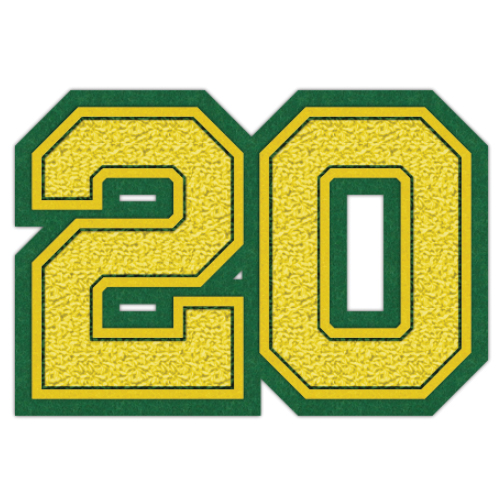 2020 Two Digit Graduation Year Patch, 4