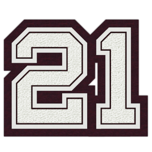 2021 Two Digit Graduation Year Patch, 3