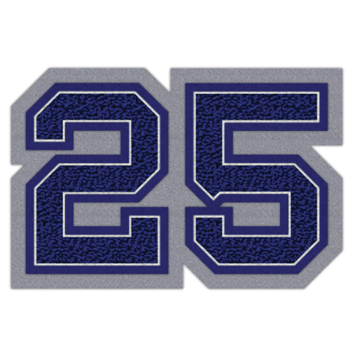 2025 Two Digit Graduation Year Patch, 3