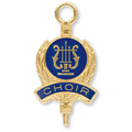Music Award Blue Enamel Key Pins