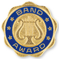 Seal Blue Enamel Music Award Pin