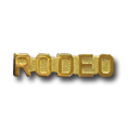 Rodeo Metal Insert, Gold - Box of 25