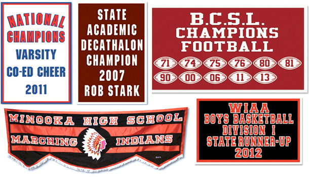 Traditional School Banners