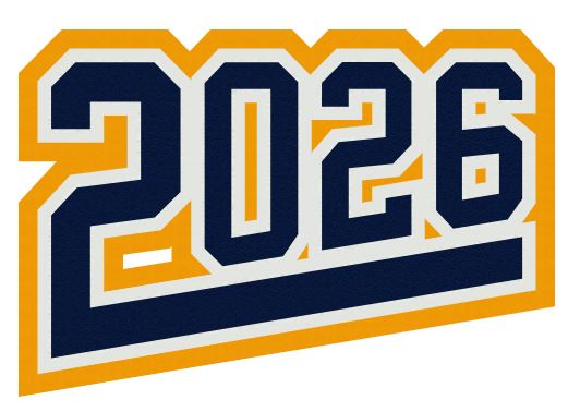 Grad Year Patch 2026 with Tail, 4