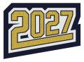 Grad Year Patch 2027 with Tail, 2