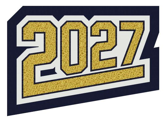 Grad Year Patch 2027 with Tail, 2