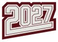 Grad Year Patch 2027 with Tail, 3