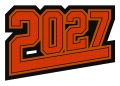 Grad Year Patch 2027 with Tail, 4