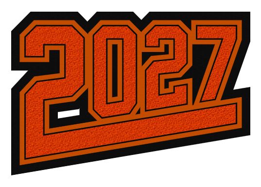 Grad Year Patch 2027 with Tail, 4