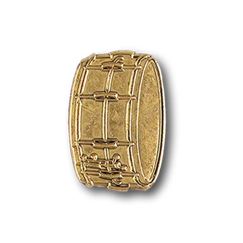 Bass Drum Pinsert, Gold