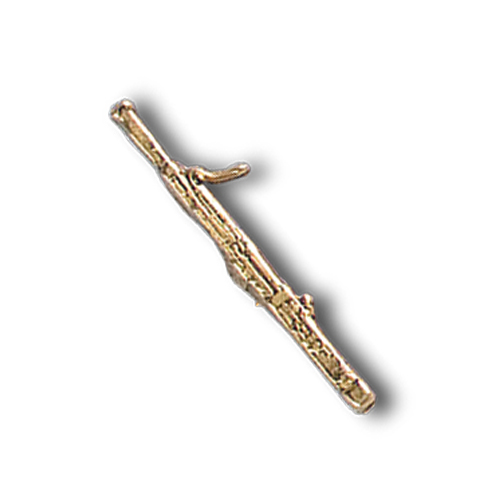 Bassoon Pinsert, Gold