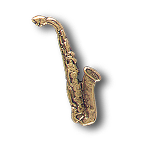 Saxophone Pinsert, Gold