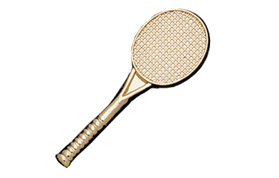 Tennis Racquet Metal Insert, Gold - Box of 25