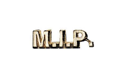 M.I.P. Metal Insert, Gold - Box of 25