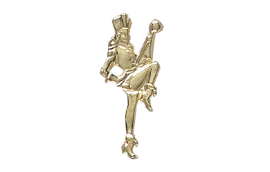 Majorette March Metal Insert, Gold - Box of 25