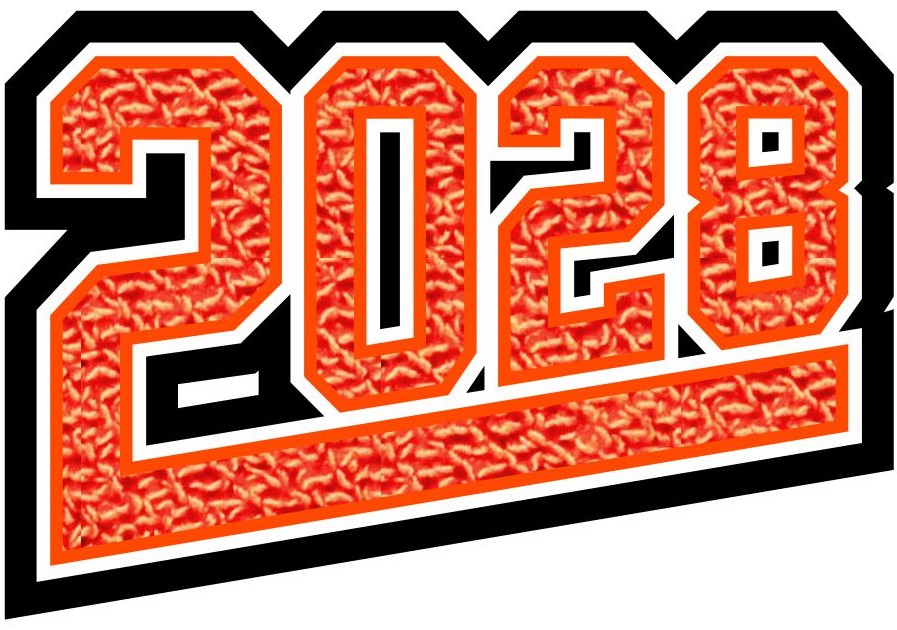 Grad Year Patch 2028 with Tail, 4