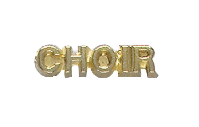 Choir Metal Insert, Gold - Box of 25