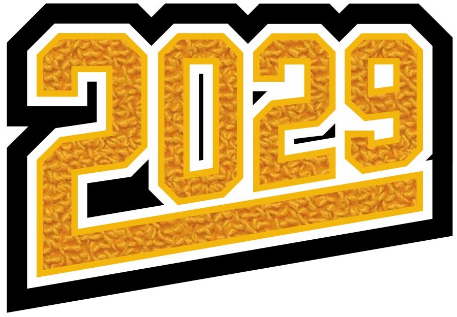 Grad Year Patch 2029 with Tail, 3
