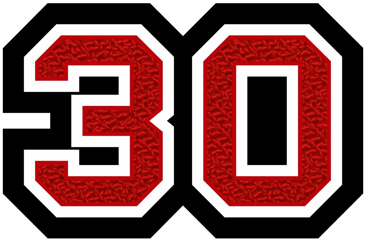 2030 Two Digit Graduation Year Patch, 2