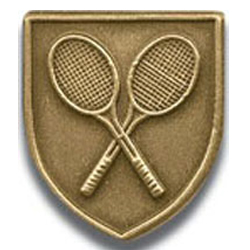 Tennis Lapel Pin, Multiple Finishes