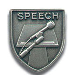 Speech Lapel Pin, Multiple Finishes
