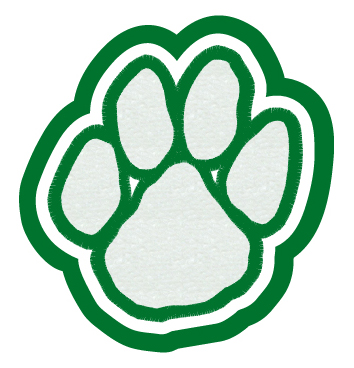 Paw Print Patch 4