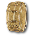 Bass Drum Pinsert, Gold