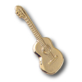 Guitar Pinsert, Gold