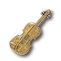 Violin Pinsert, Gold