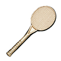 Tennis Racquet Metal Insert, Gold - Box of 25