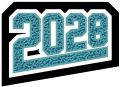 Grad Year Patch 2028 with Tail, 2