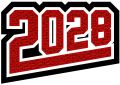 Grad Year Patch 2028 with Tail, 3