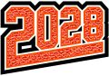 Grad Year Patch 2028 with Tail, 4