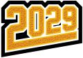 Grad Year Patch 2029 with Tail, 3