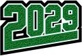 Grad Year Patch 2029 with Tail, 4