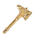 Tomahawk Pin, Gold Tone Metal