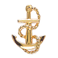 Anchor Pin, Gold Tone Metal