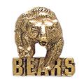 Bear with Bears Pin, Gold Tone Metal