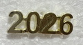 2026 Metal Insert, Gold - Box of 25