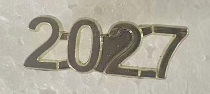 2027 Metal Insert, Gold - Box of 25